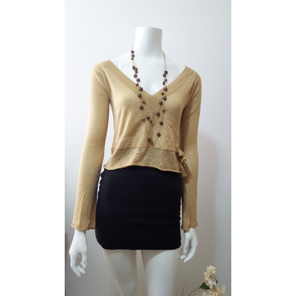 🔖90's-Y2K🍂Bubbegum Knit💛Spring| Fall | Bell Sleeve Top - Picture 7 of 11